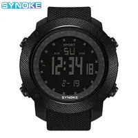 SYNOKE Digital Watch Waterproof Shock Resist Large Screen Outdoor Sports Running Swimming Outdoor Sport Military Watches WR50M 1