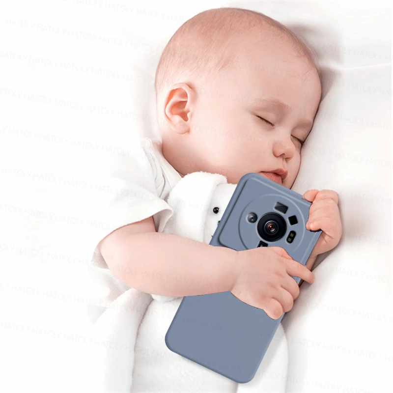 Shockproof Liquid Silicone Phone Case For Xiaomi 12 Series_voghion.com