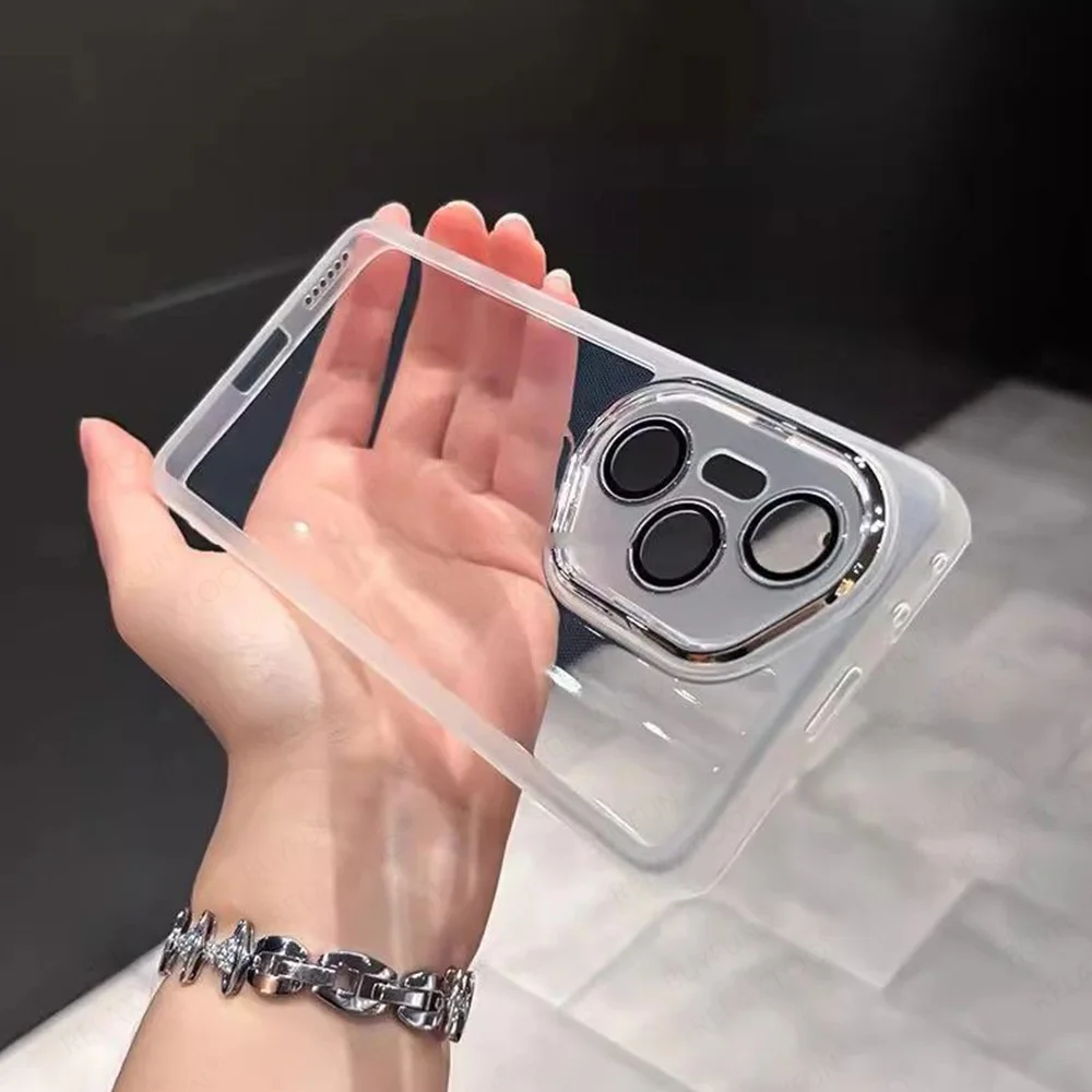 Soft Translucent Silicone Camera Protector with Lens Film Cover