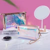 PVC Transparent Cosmetic Bag Women Makeup Storage Clear Organizer Wash Travel Portable Toiletry Multifunction Purse Pouch Bag 1