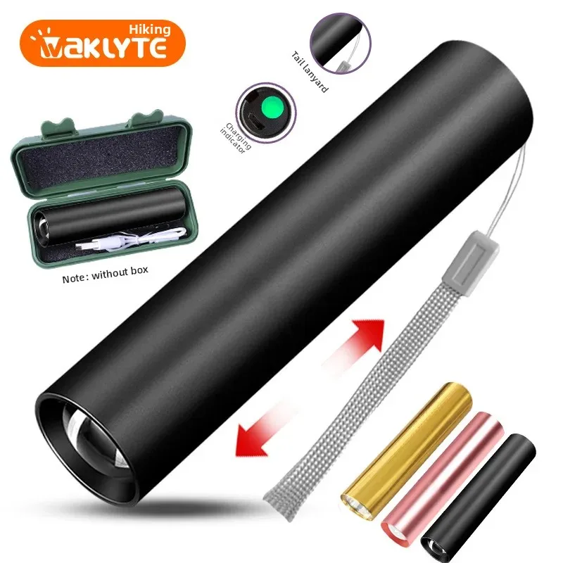 높은 품질 3 * SST20 LED 손전등 18350 슈퍼 밝은 토치 캠핑 하이킹에 대 한 캡 클립과 충전식 USB 빛 방수