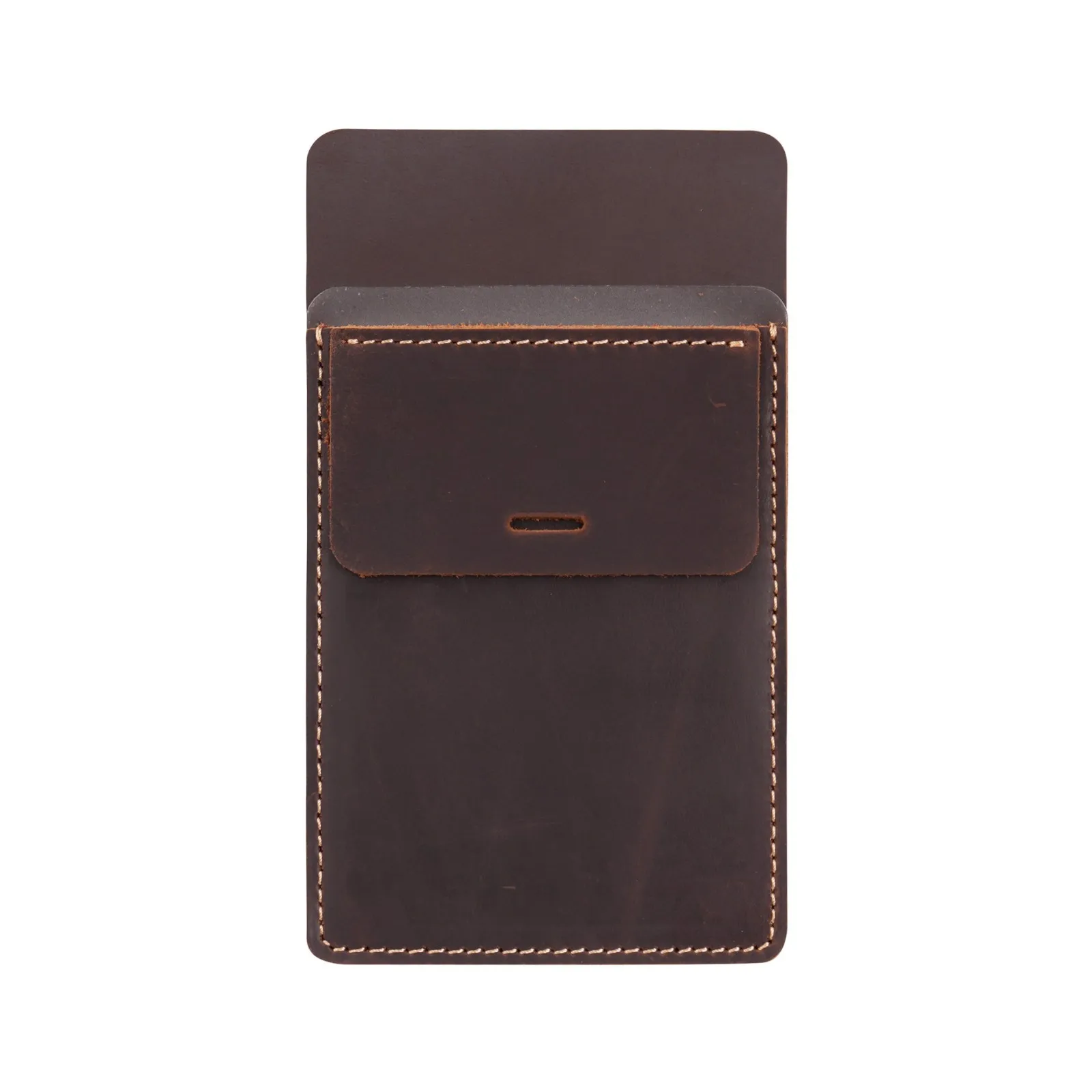 Handcrafted Leather Pen Pouch - Portable Stationery Organizer for Office & Hospital Supplies