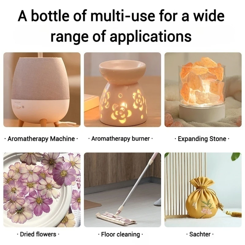 10ml Flower Fragrance Oils for Humidifier Diffuser DIY Soap and Candle Making Fragrance Oil Long Lasting Aromatherapy Oils