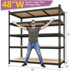 Heavy Duty Storage Shelves  Adjustable Metal Garage Shelving Unit, Standing Utility Shelf Racks for Pantry Warehouse Kitchen 3