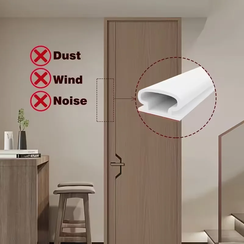 Universal Self-Adhesive Weatherproof Door and Window Seal Strip