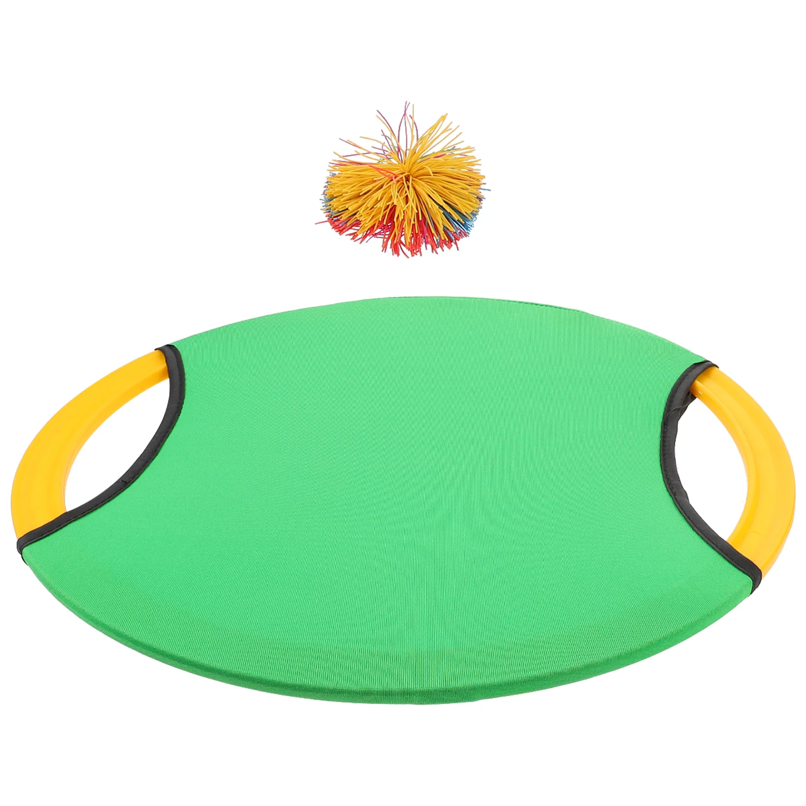 

Flying Disc Trampoline Paddle and Ball Set Ball Bounce Game Toss and Catch Bat with Ball Outdoor Sports for Adults Kids (1