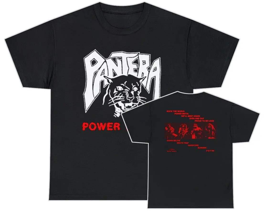 Pantera 1988 Power Metal Album T Shirt Maniche Lunghe O Corte