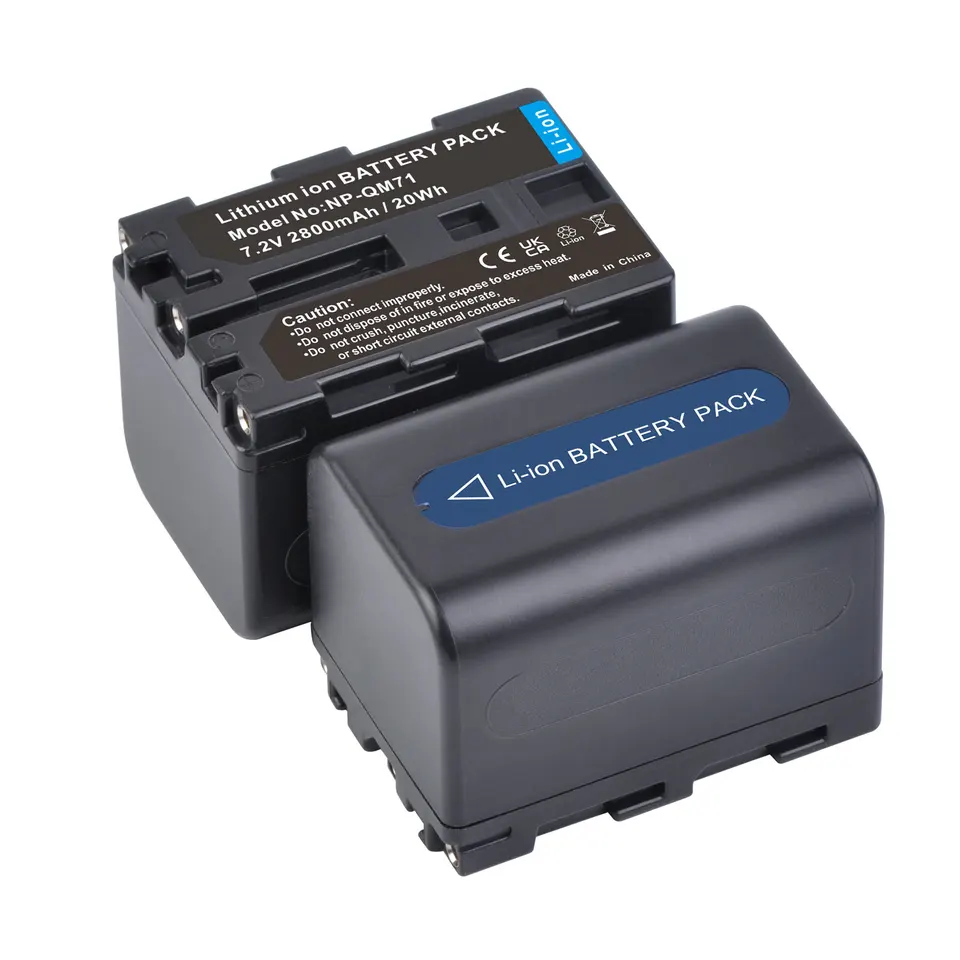 ビデオカメラバッテリーNP-QM71充電器ソニーNP-QM70 NP-QM71D DCR