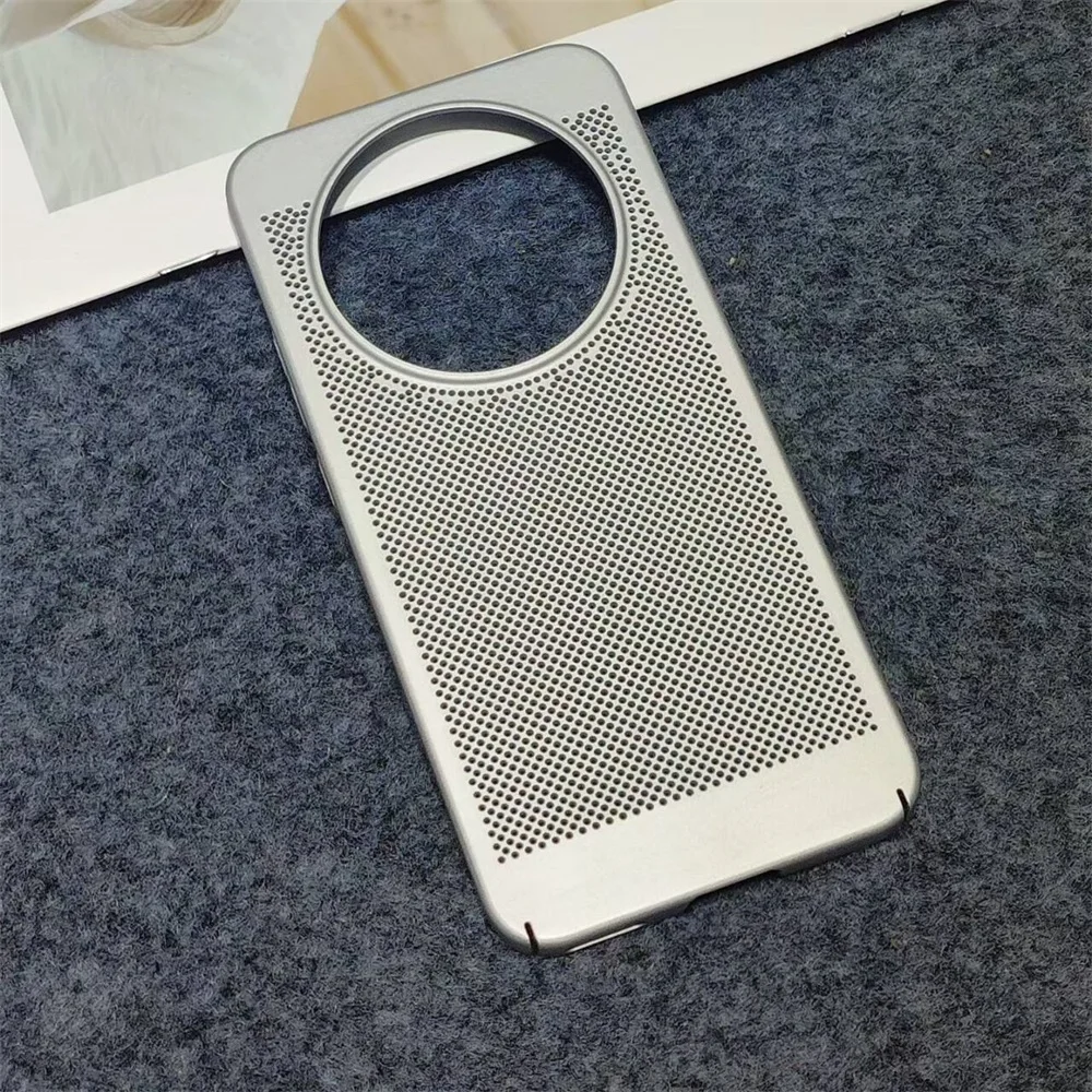 Ultra-Thin Matte Hard Phone Case with Breathable Mesh Design