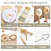 Kids Wooden Montessori Toys Musical Instruments Toys Wooden Squirrel Percussion Instruments Preschool Puzzle Educational Toys 3