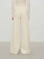 FSLE Vintage Relaxed Drape Straight Casual Tros Herringbone Fabric for Women Winter 2025 New Arrival Slimming Effect Pants - Image 5