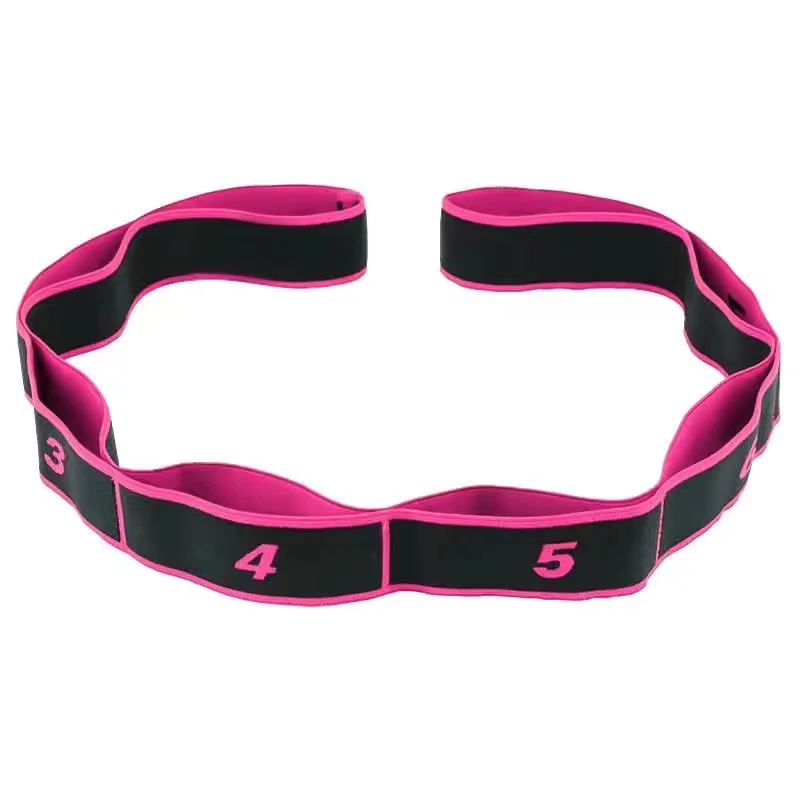 High Elasticity Yoga Stretch Resistance Bands - Multi-Segment Stretching and Fitness Belt