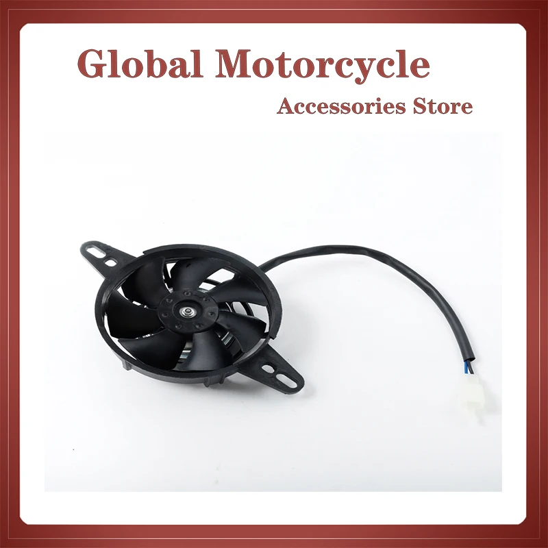 12V Motorcycle Cooling Fan Oil Cooler Engine Electric Radiator Fit For 150Cc-250Cc Atv Quad Go Kart Buggy Motocross Accessories