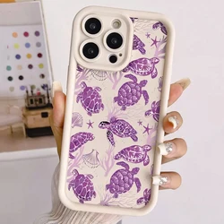 Vibrant Sea Turtle Art Silicone Phone Case - Soft & Protective Cover - iPhone 12 Pro (3)