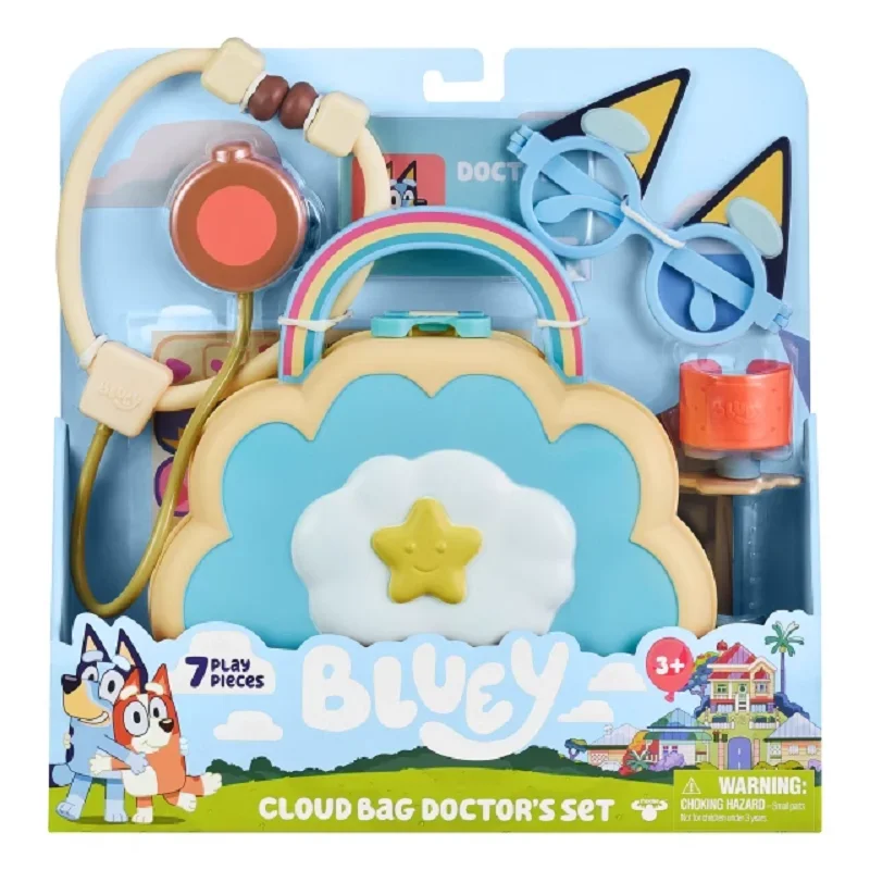 

Набор инструментов для врачей ELK Bluey, игрушки для мальчиков и девочек, интерактивные игры для родителей и детей, развивайте интересы и хобби детей