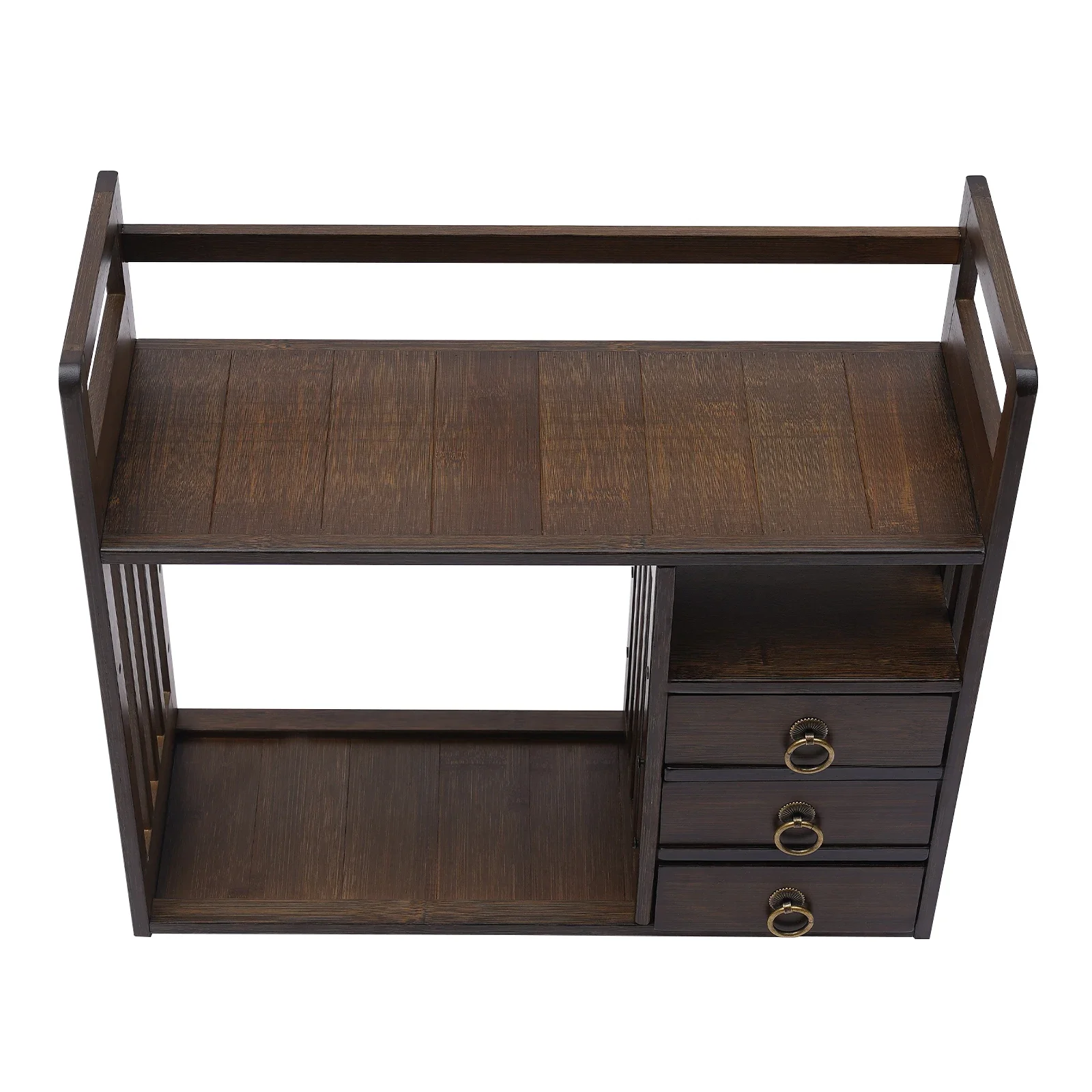 3 Tiers Tabletop Storage Container with 3 Drawers for Office Easy to Assemble 2