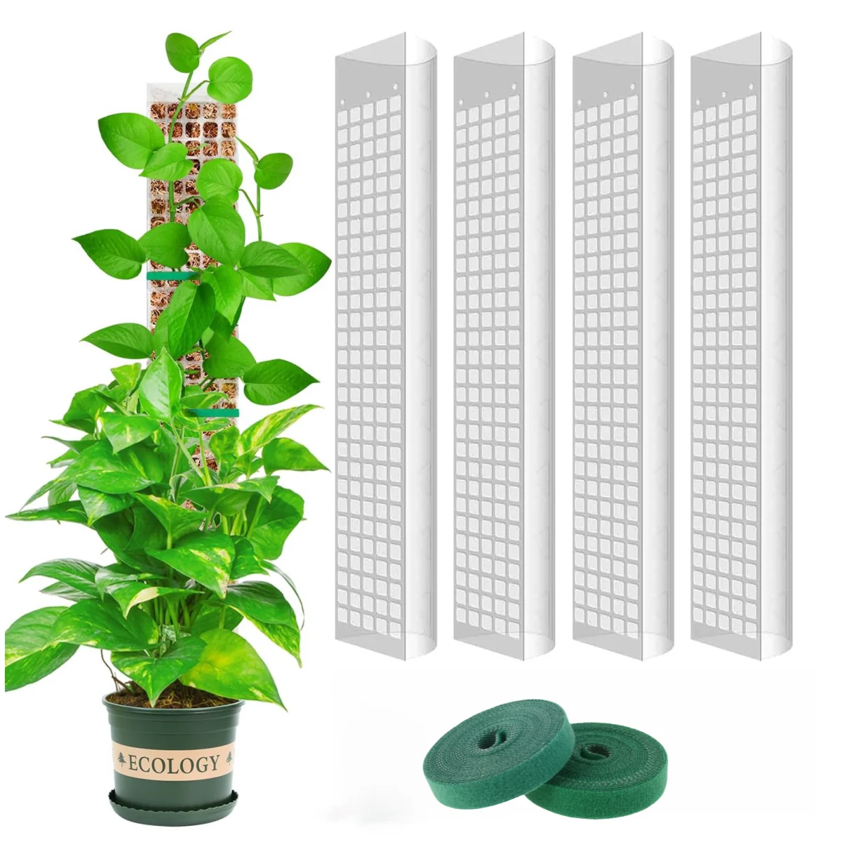 Plant climbing support 2/4/6Pcs climbing plant water moss column indoor moss pole for potted plants