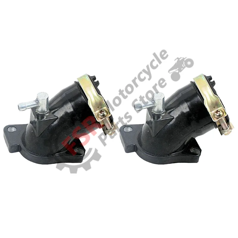 1pc/2pcs carburetor intake connecting pipe suitable for BUYANG FA-D300 H300 2.1.01.0090 or LINHAI LH260 300 23201 2pcs 12mm mini universal sliver motor cone cold clean air intake filter turbo vent breather go kart