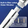 Hexagonal Pressurized Shower Head Four-speed Supercharged Hard ABS Fall-resistant Water Filter Bathroom Accessories 4