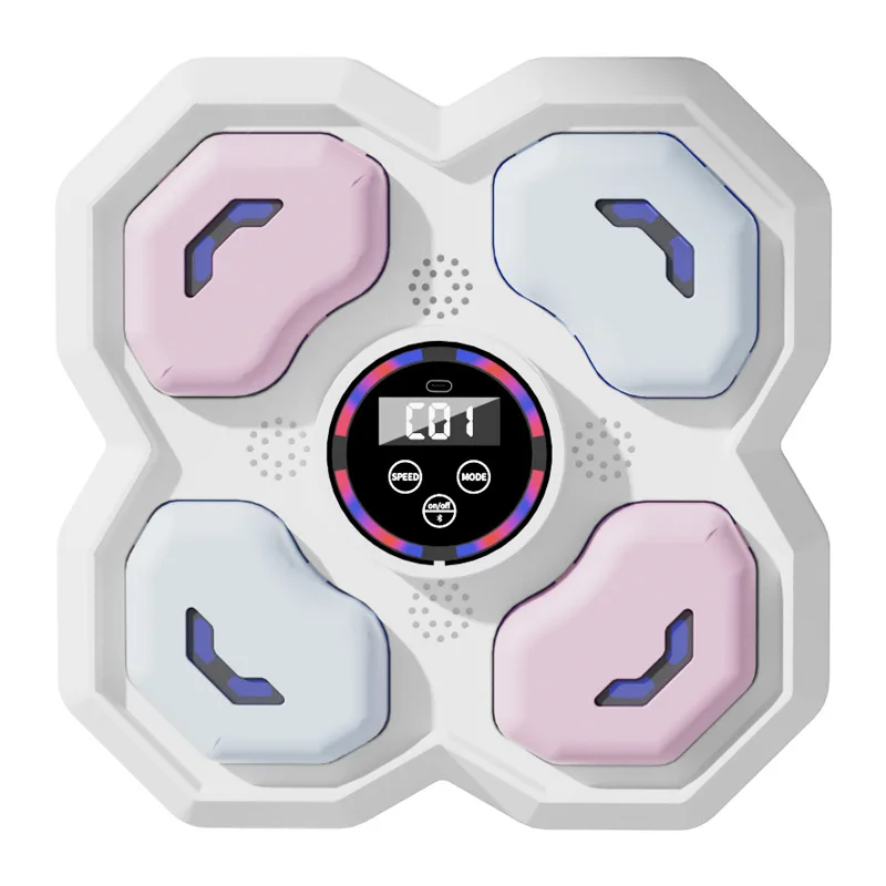 Children's Smart Music Boxing 4-Target Machine Sports Fitness Boxing Trainer Home Exercise Response Training Boxing Wall Target