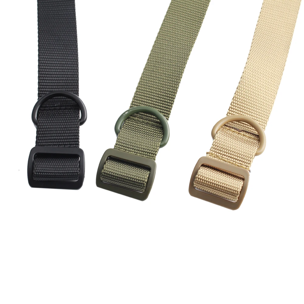 Sangle tactique pêche nylon portable multifonction fixation simple/double point