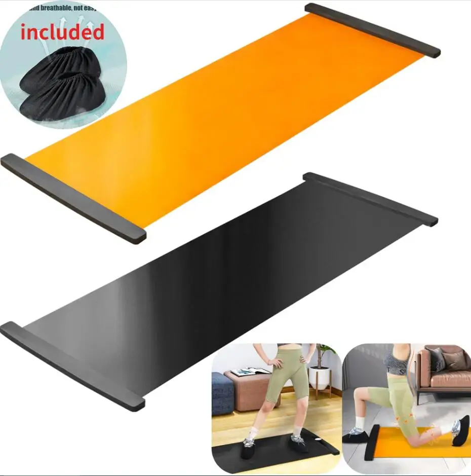 140/180Cm Sports Fitness Glide Plate Per Hockey Su Ghiaccio Roller Skating Leg Exercise Mat Leg Core Training Workout Board Outdoor