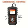 Creader 3001 OBD2 Scanner, Engine Fault Code Reader Mode 6 CAN Diagnostic Scan Tool for All OBDII Protocol Cars Since 1996 4