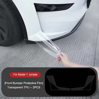 Pellicola Protettiva per Carrozzeria Tesla Model Y Juniper 2025, Protezione TPU per Paraurti e Angoli Laterali, Pellicola Anti-Graffio Invisibile