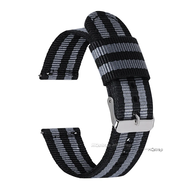 Universal Nylon Quick Release Watch Strap – Durable Replacement Band for All Watch Styles, Unisex Design