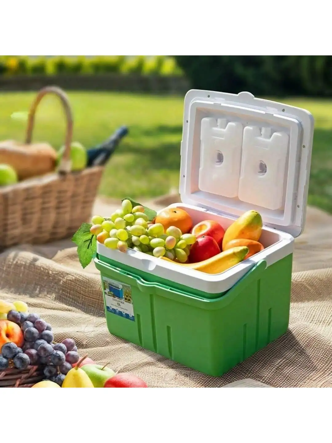 5L/8L/13L Camping Cooler - Hard Ice Retention Cooler Lunch Box - Portable Small Insulated Cooler, Outdoor, Camping, Leisure