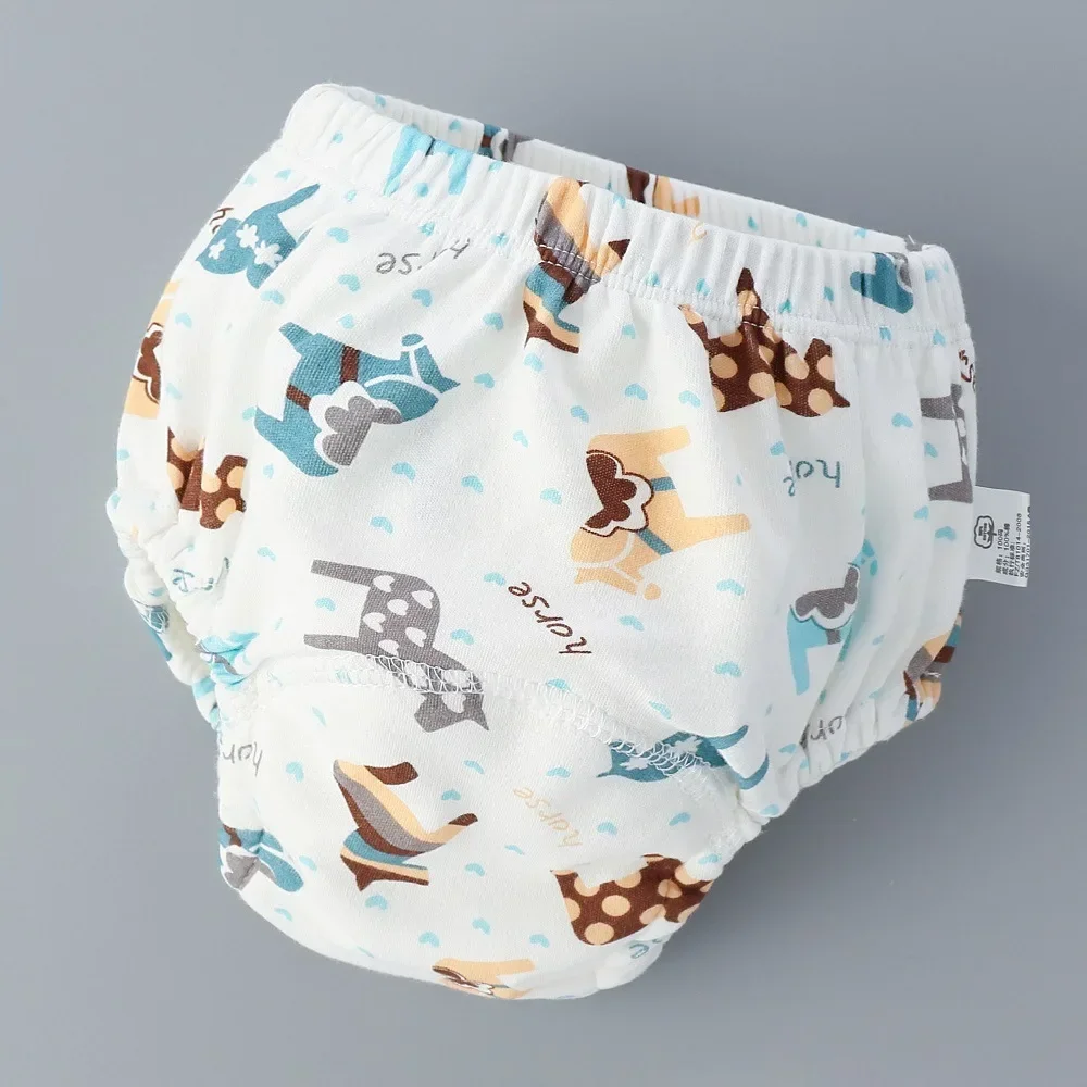 Baby Training Pants Cotton Cloth 6 Layers Cloth Baby Diapers Breathable Reusable Washable Children Underwear Cloth Diapers - 3