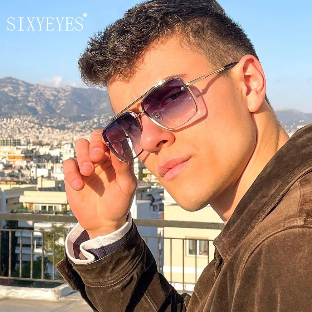 

Retro Men's Square Sunglasses for Driving Vintage Polarzied Brand Designer Metal Sun Glasses Women Shades UV400 Oculos De Sol