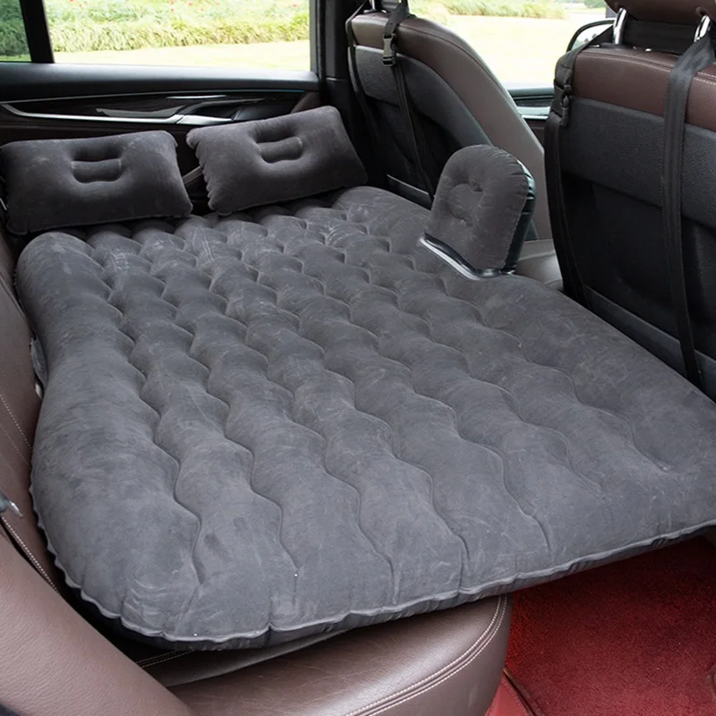 Inflatable Sleeping Mattress Vehicle Supplies Car Travel Bed Rear Seat Air Mat Car Interior Accessories Folding Mat Seat Cushion