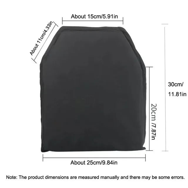 10x12in Soft NIJ IIIA 3A Level UHMWPE Bulletproof Plate Ballistic Tactical Vest Bulletproof Backpack Ballistic Panel Plates 2