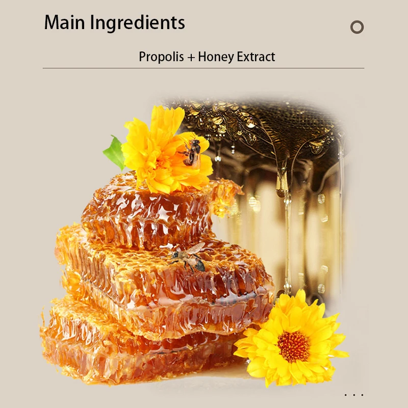 Bee propolis soap, handmade soap, oil removal, moisturizing, moisturizing, suitable for washing face, showering 4
