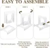 1/6pcs Mini Adjustable Acrylic Plate Stand Display Holder Plastic Clear Easels Desktop Picture Photo Frames Card Rack Home Decor 6