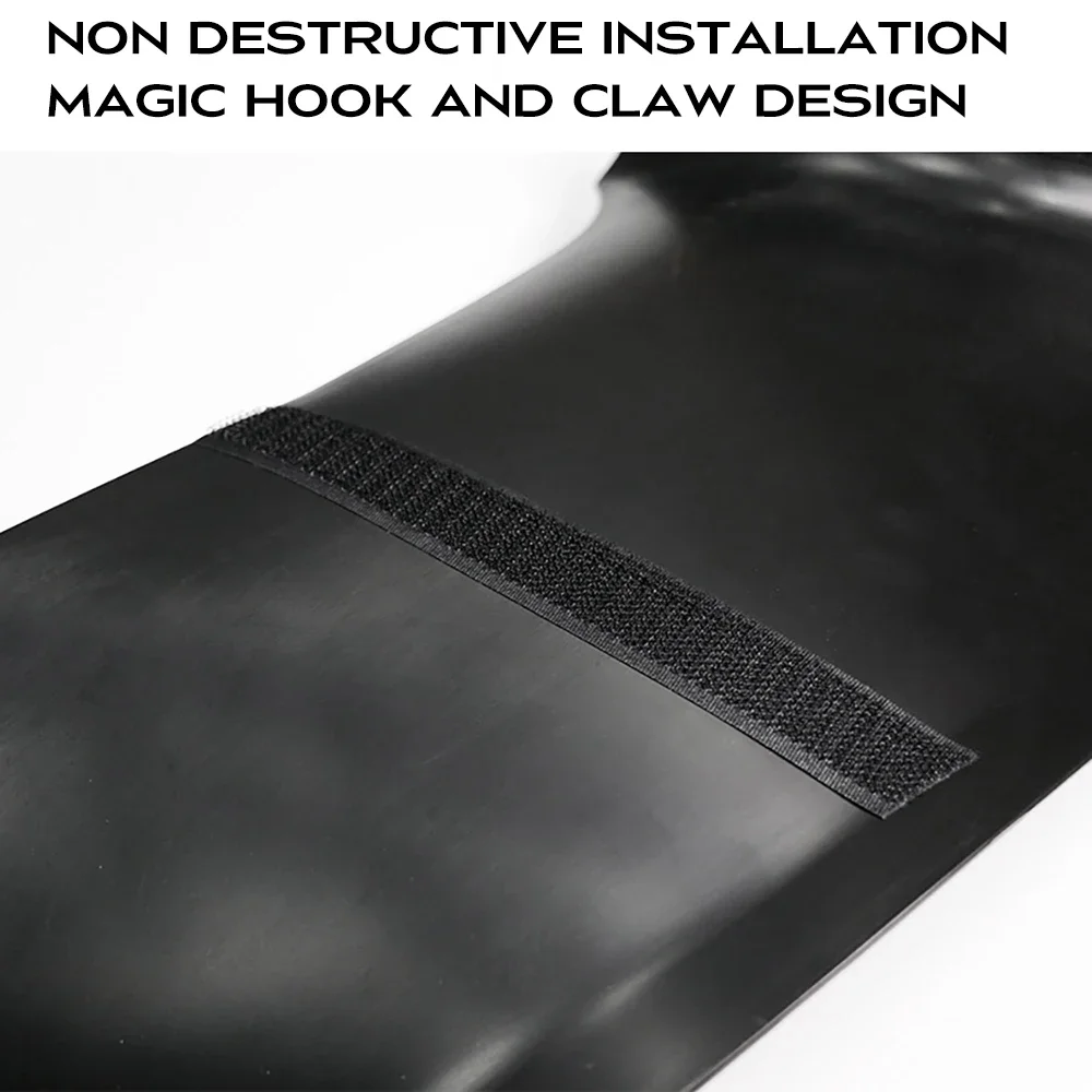 Rear Door Sill Guards 2pcs For Tesla Model Y-ABS Inner Protector Plate Cover Trim Car Anti-Dirty Bumper auto accessories door sill pads door sill guards