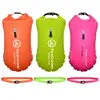 Inflatable Open Swimming Buoy Tow Float Dry Bag Double Air Bag with Waist Belt for Water Sport Swimming Storage Float Tools 1