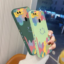 

Colorful Smiley Phone Case For OPPO A9 A5 A7 A5S A3S A12 A15 A15S A16 A54 A74 A31 A33 A53 2020 A72 A83 A92 4G 5G Silicone Cover