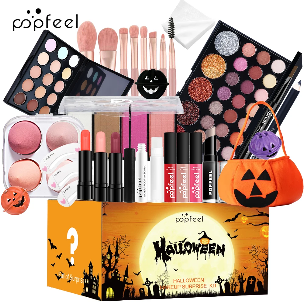 POPFEEL All In One Makeup Kit, Makeup Gift Set, Makeup Kit for Women Full Kit, Eyeshadow Palette, Halloween Gift For Girls Teens 6