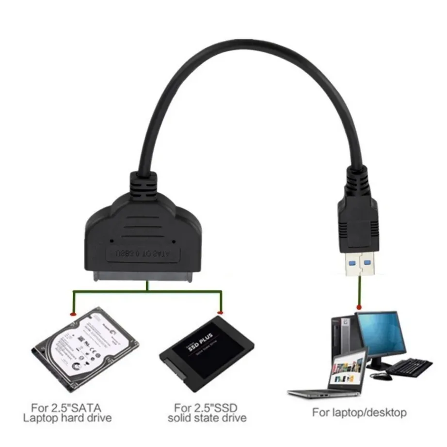 Ʈ ũž ǻͿ SATA ̺,  SSD HDD , ϵ ̺, ޴ , USB 3.0 , 2.5 ġ