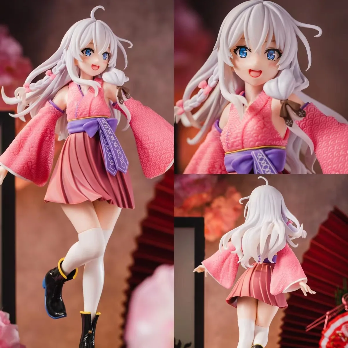 thumbnail image 1 of Figura de acción de Anime The Journey of Elaina, colección de juguetes de PVC, regalos para amigos, 20cm, 1 of 4