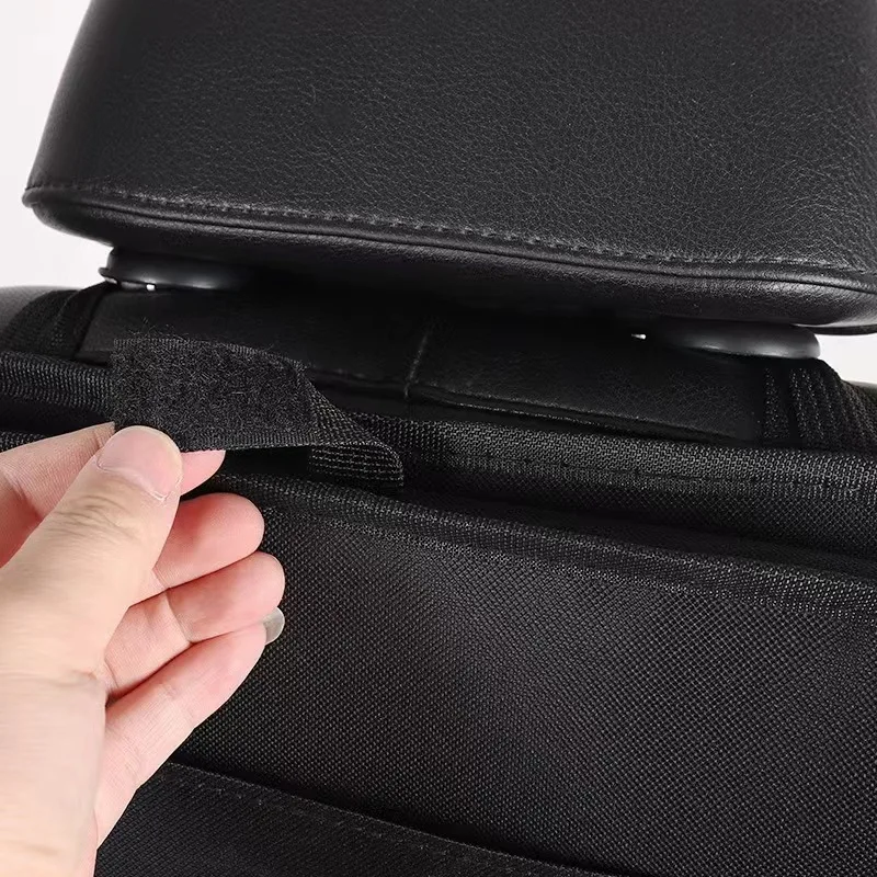 Foldable Car Seat Organizer with Tray & Tablet Holder 4