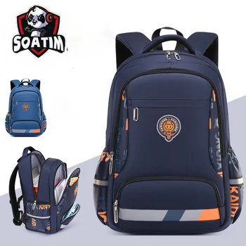 Waterproof Children School Bags For Boys Kids Backpack Primary Orthopedic School Backpack Schoolbag Book Bag Mochila Infantil 1