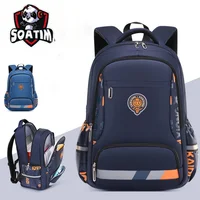 Waterproof Children School Bags For Boys Kids Backpack Primary Orthopedic School Backpack Schoolbag Book Bag Mochila Infantil 1