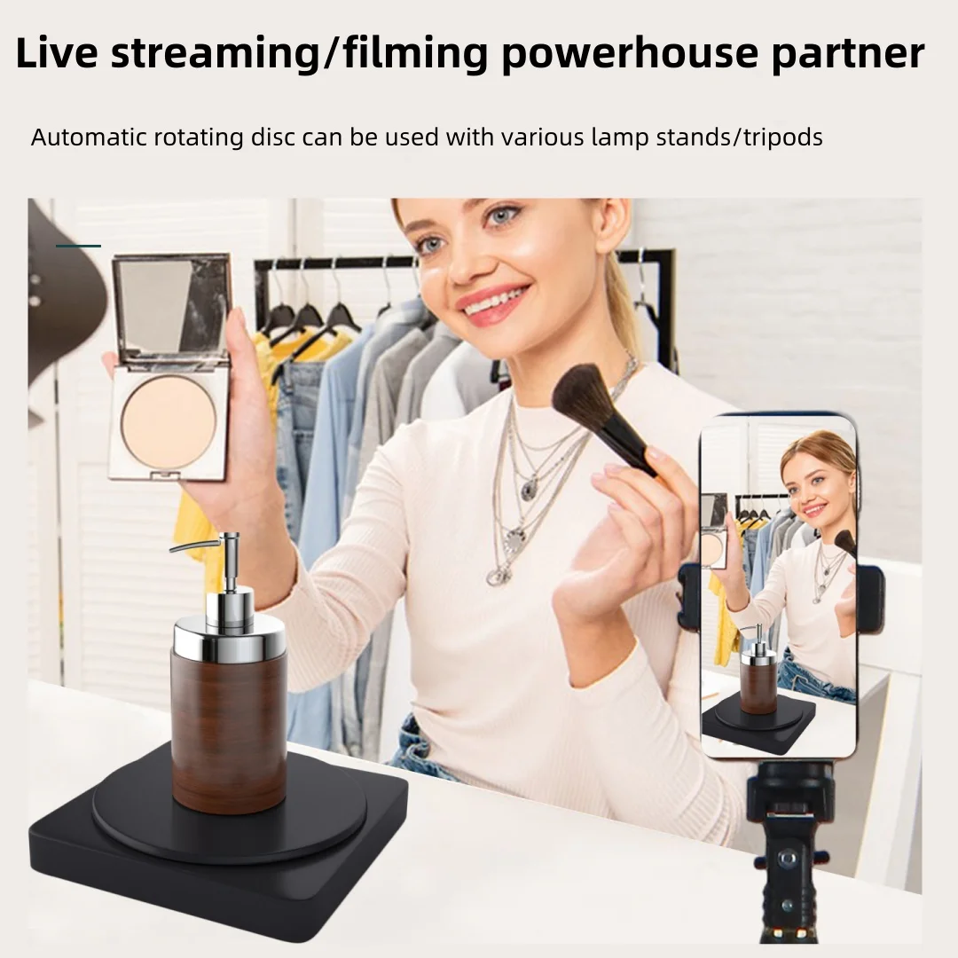 Motorized 360° Rotating Display Stand for Enhanced Photography and Product Showcases, 6.7 Diameter