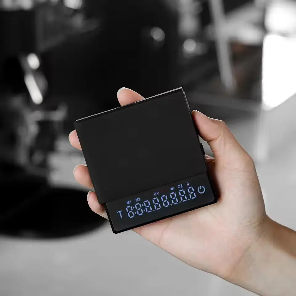ميزان القهوة الذكي عالي الدقة بوزن 0.1 جرام مزود ب...