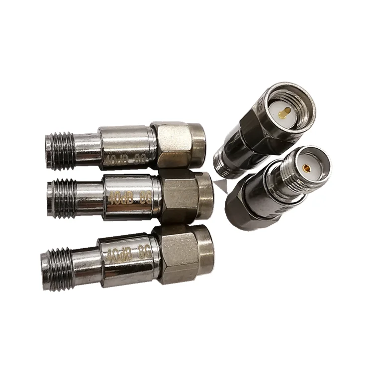 2W DC-8GHz SMA 타입 감쇠기 1-60dB RF 동축 고정 감쇠기