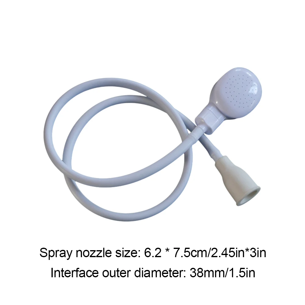 Portable Pet Bath Spray Rubber Hose Universal Dog Shower Head Spray Handheld for Washing Hair/Washing Pets/Cleaning Tub