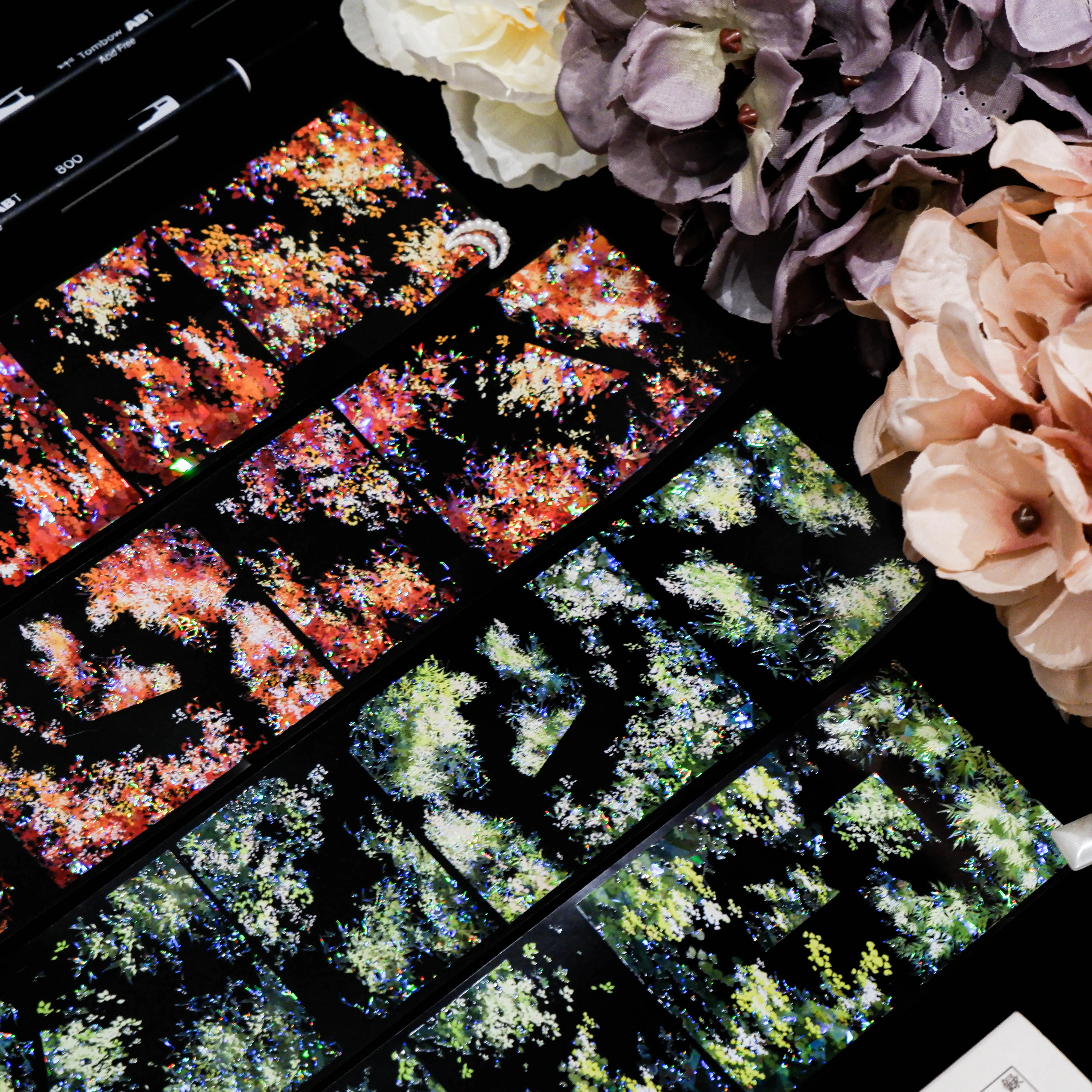 1600PCS Plants Floral Scrapbook Stickers Book Kit Nigeria